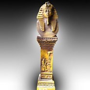 King Tut on a Pillar (Brown)